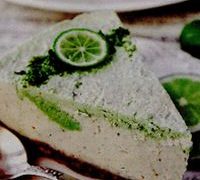 Cheesecake cu lamaie verde si fistic
