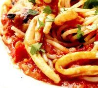 Spaghete cu calamar