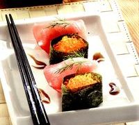 Sushi cu ton si praz