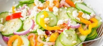 Salata de legume cu branza feta