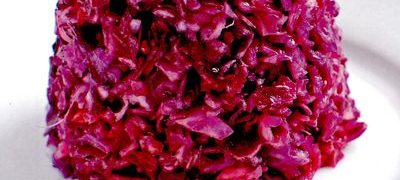 Salata de varza rosie cu hrean in otet