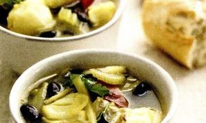 Supă de peşte cu smantană si broccoli