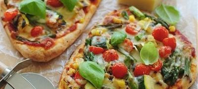 Pizza lacto-vegetăriană