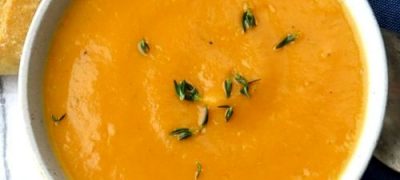Supă de morcovi cu zeamă de portocale