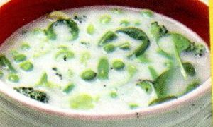 Supa de fasole verde cu smantana