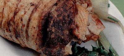 Ruladă de carne de porc cu hrean