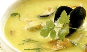 Supa crema de midii cu legume