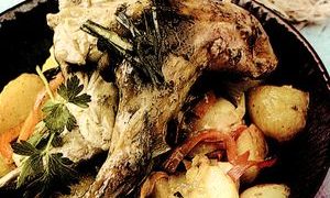 Carne de iepure cu legume si usturoi