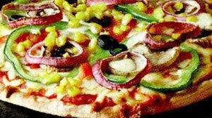 Pizza vegetariana cu mozzarella