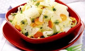 Salată de gulii cu maioneză de orez